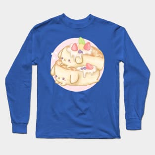 Cute Pancakes - Kawaii food Long Sleeve T-Shirt